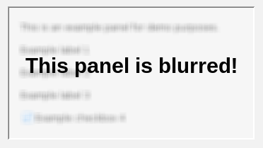 BlurLayerUI example 1