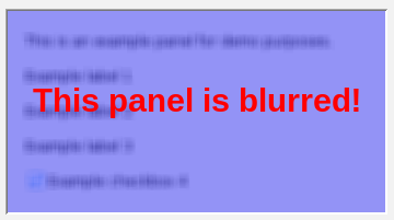 BlurLayerUI example 3