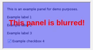 BlurLayerUI example 4